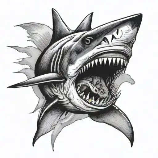 Shark Mouth Rocket North Carolina Tribute