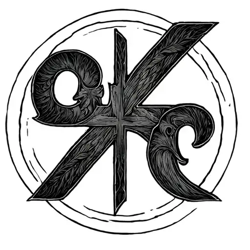 Symbol Made Up Of 4S In A Circle