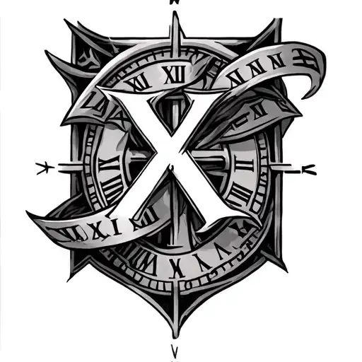 Roman Numerals Written On The Wrist