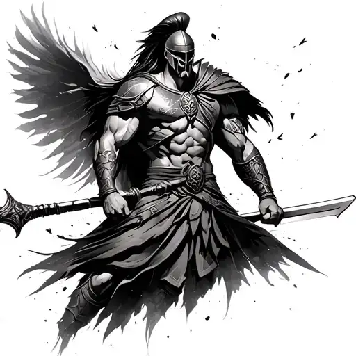 Overcoming Trials Spartan Warrior