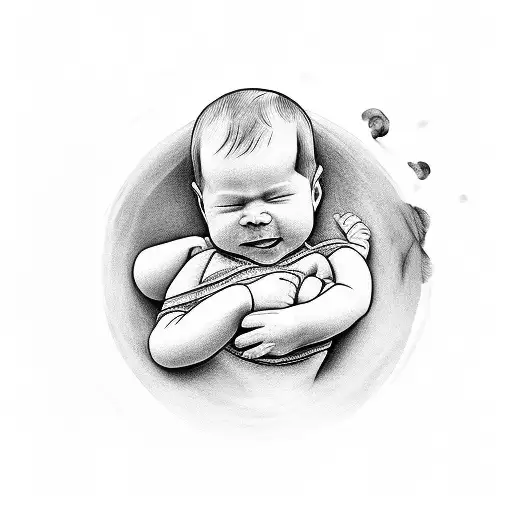 Portrait Of The Client Holding Their New Born Baby Boy