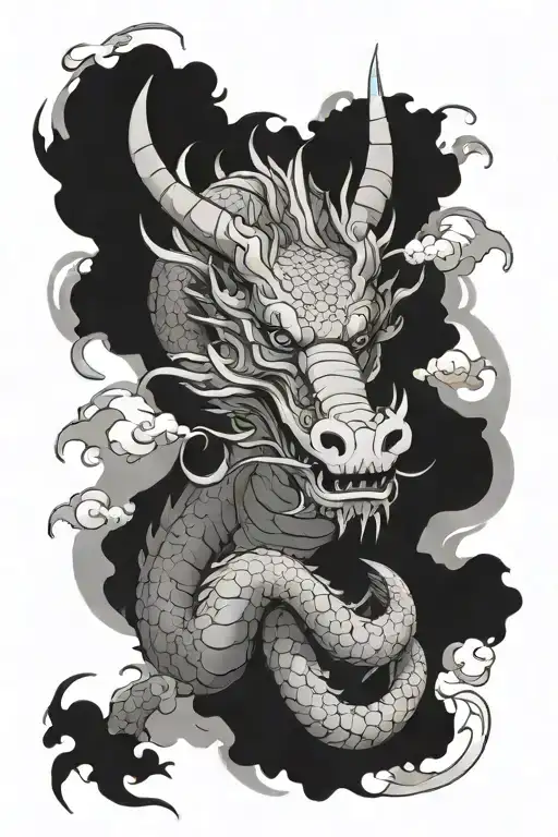 Spirited Away Haku Dragon Body