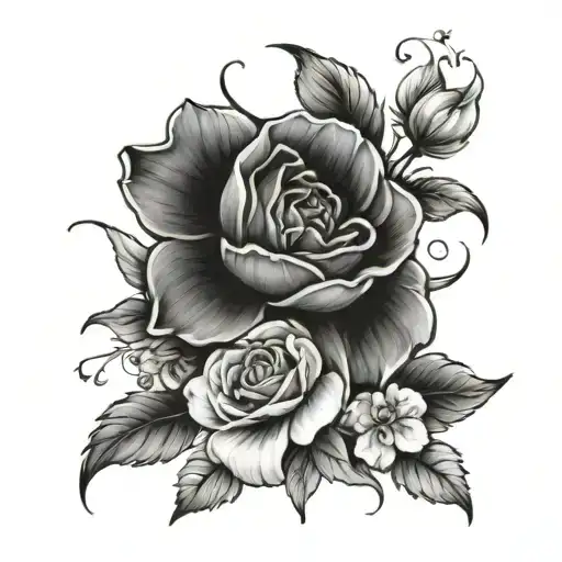 Leo And Sagitarius Flowers Wrapping