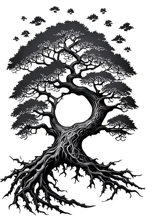 Tree Of Life Tatoo Design