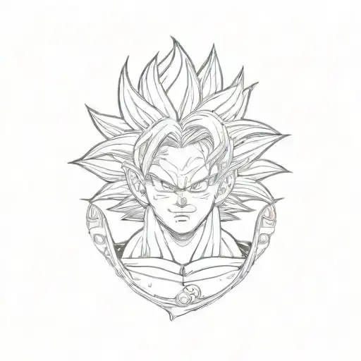 The Head Of A Dragon Ball Character