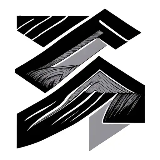 Chevron Fine Line Work