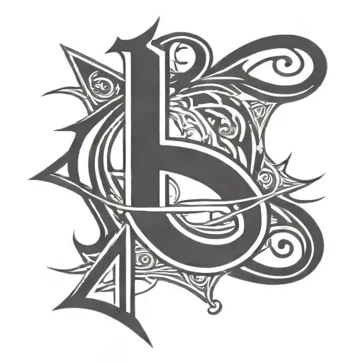 A Minimalist Tattoo Design Featuring The Initials A&e In A Creative Way