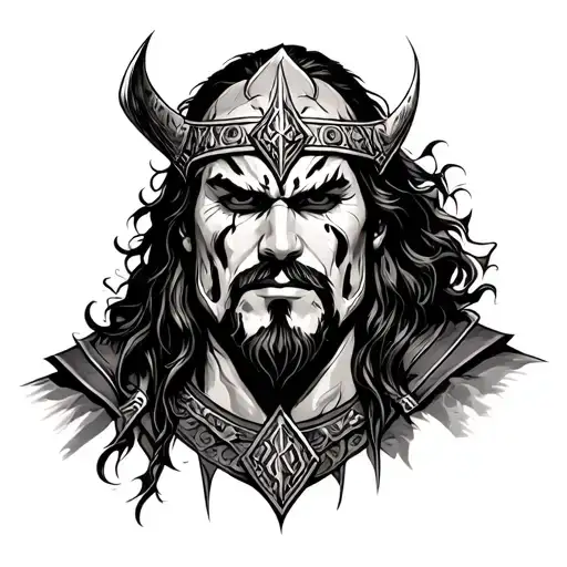 Norse Mythology Jason Face