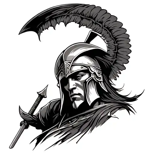 Overcoming Trials Spartan Warrior