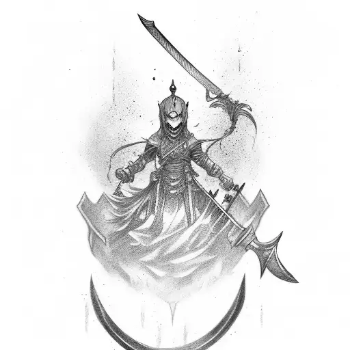 Book With Mist And Swords