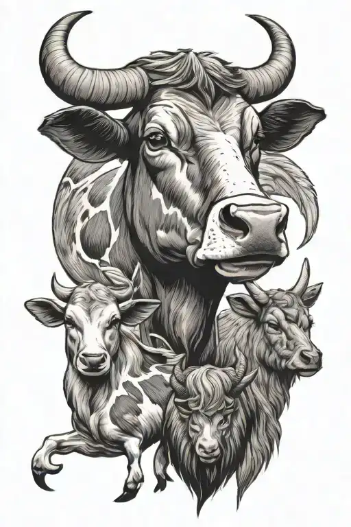 Cow Goats Chickens Ducks