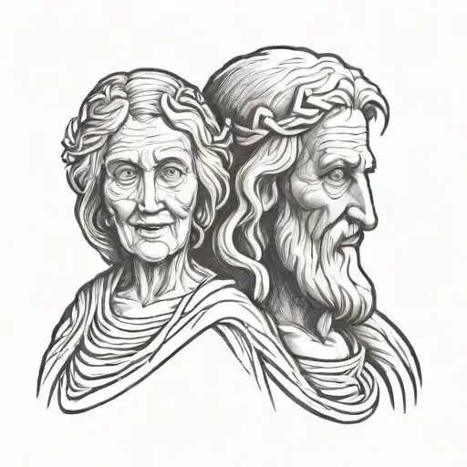 Grandma And Jesus Christ