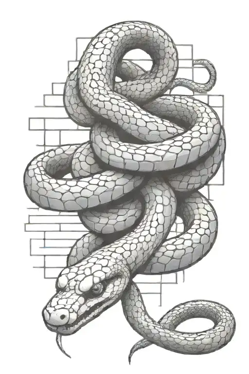 Snake And Bricks