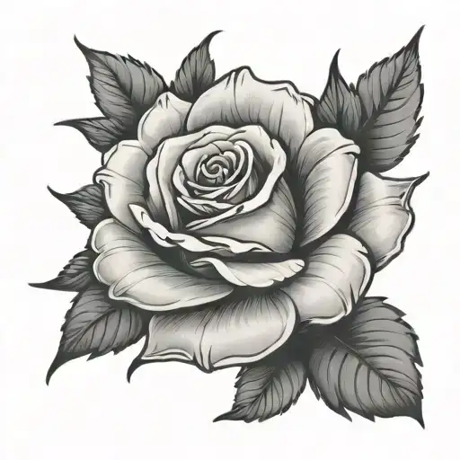 Hunter Name Inside A Rose