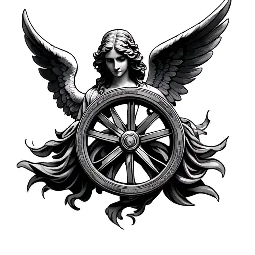 Wheel Angel Around Wrist