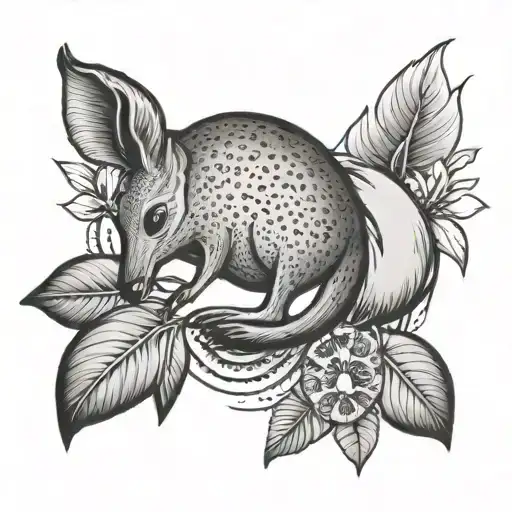 Kiwi Bird And Kangaroo Cute