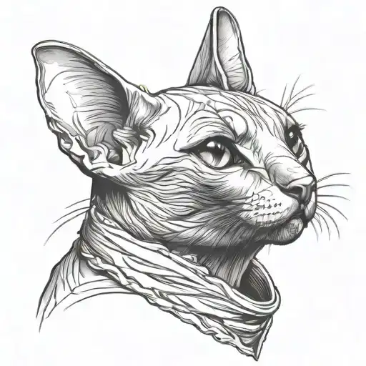 Blind Cat Sphinx Cat