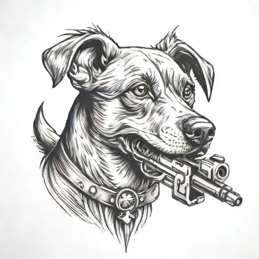 Dog With A Gun