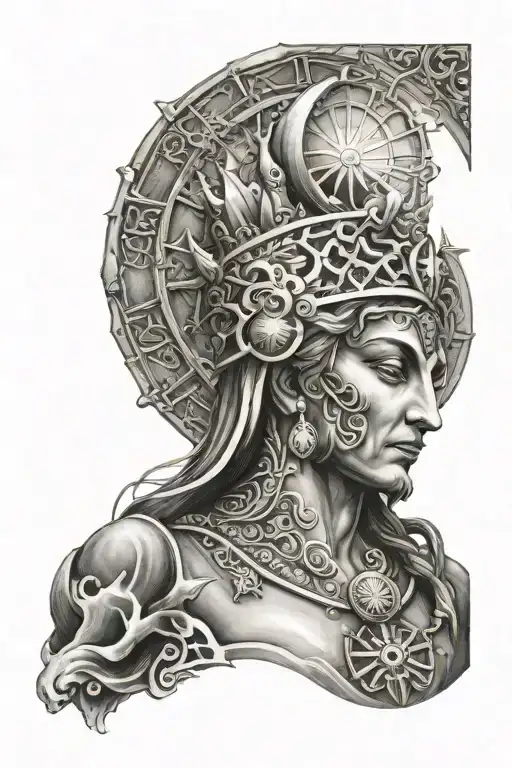 Upper Arm Half Sleeve Religious