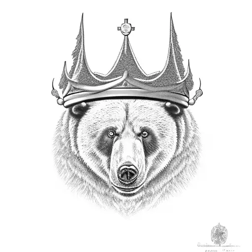 Bearpaw With Crown