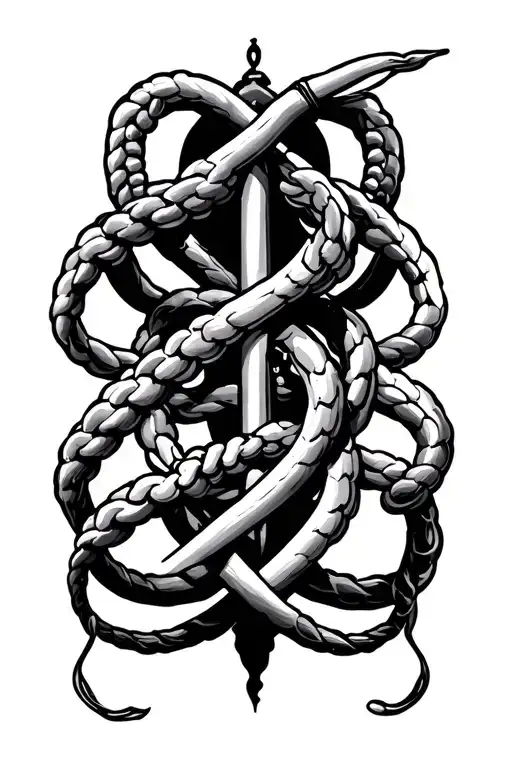 Cancer Zodiac Symbol Intertwined With Libra Scales And Aquarius Zodiac
