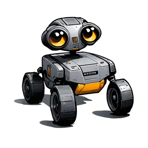 Cartoon Wall-e Character Eva 01