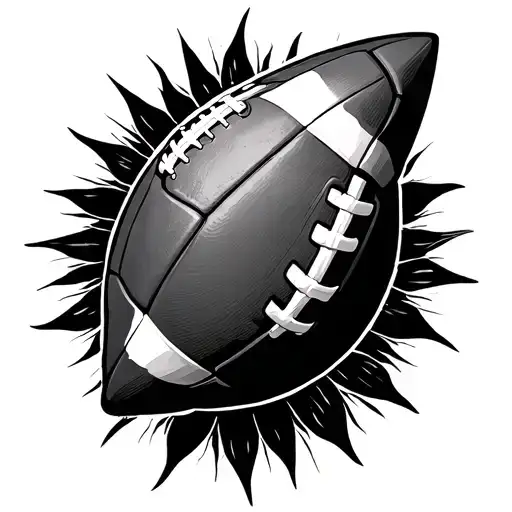 Football And Sun And C