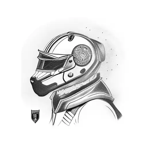 Dog Riding A Motorcycle With A Cool Helmet