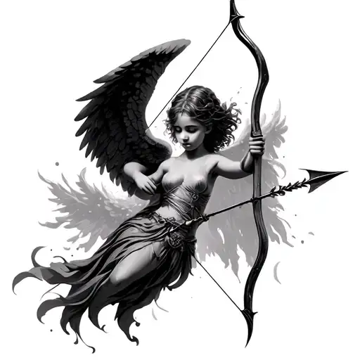 Angel And Bow And Arrow