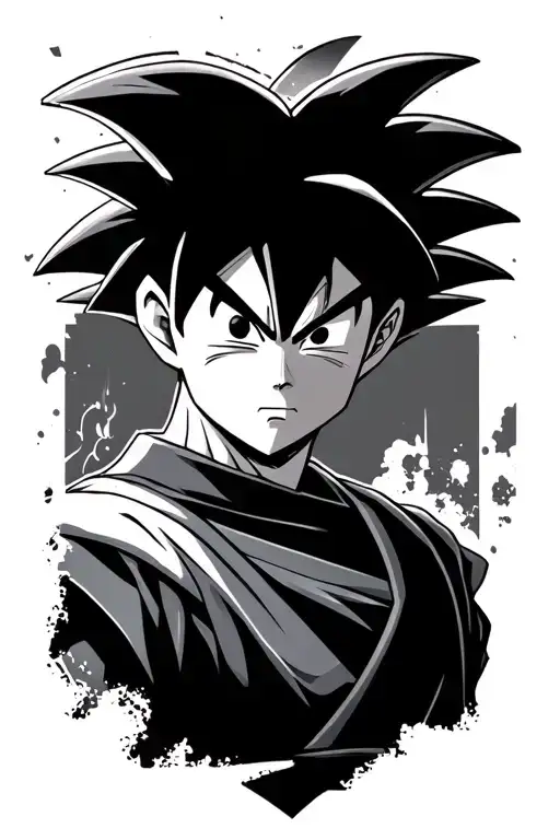 Goku With Cool Background