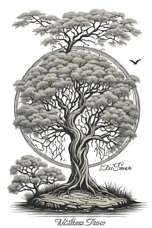 Willow Tree With Names Incorporated