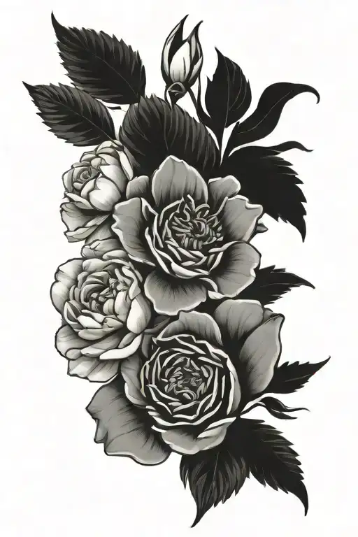 January And April Birth Flowers In Bouquet