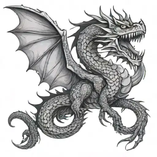 Nortern Pike As A Dragon