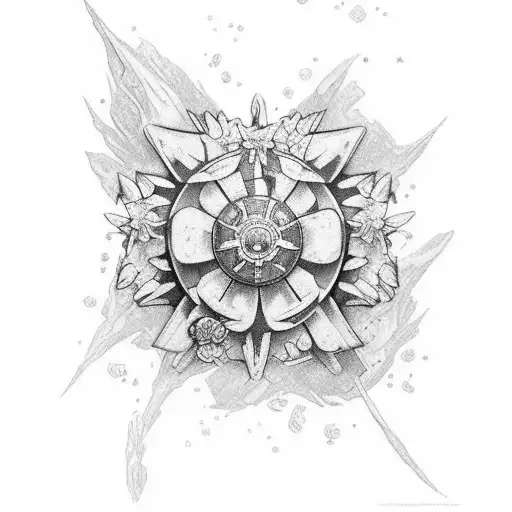 Flowers With Star Wars Theme Sleeve