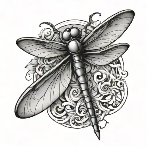 Cartoon Dragonfly For Men