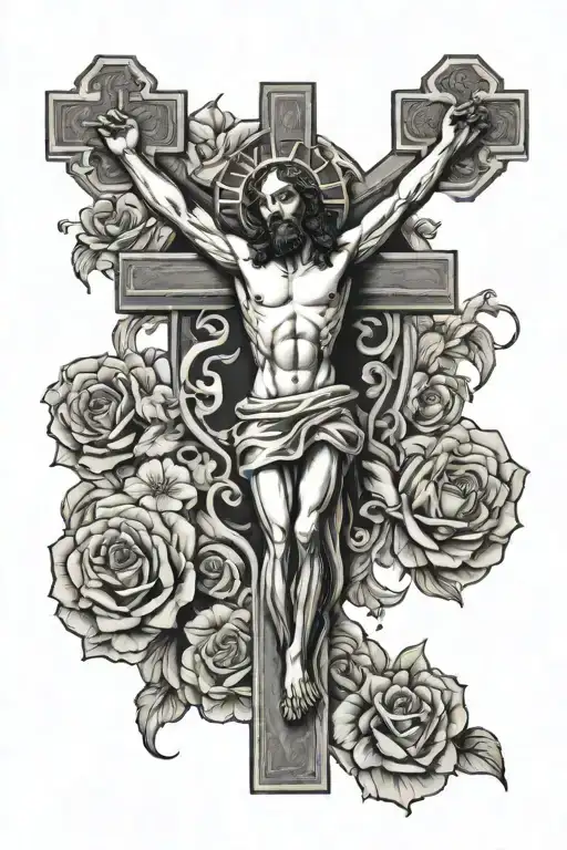 Cross With The Body Of Jesus Christ