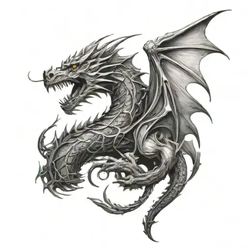 Metal Dragon Wrapped