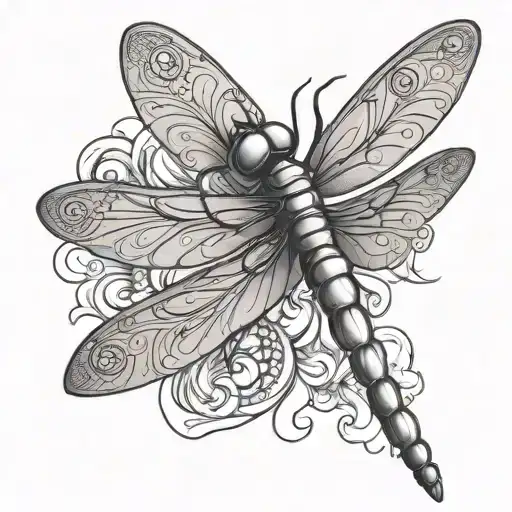 Cartoon Dragonfly For Men