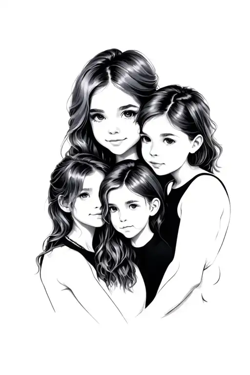 Two Daughters And One Son