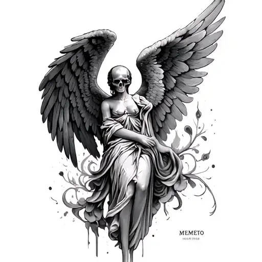 Memento Mori Memento Vivere Fallen Angel Forearm