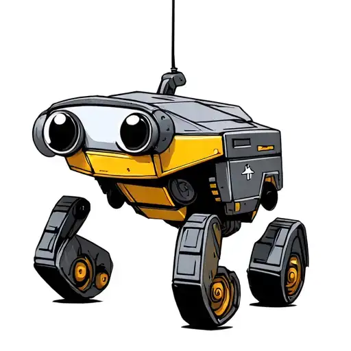 Cartoon Wall-e Character Eva