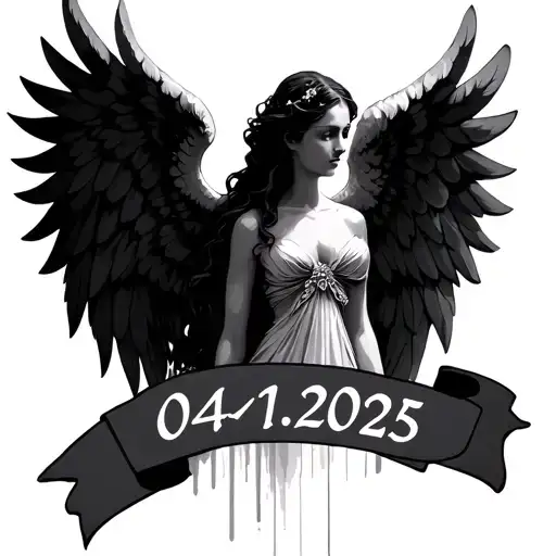 Angel Wings And The Date Of 04-01-2025