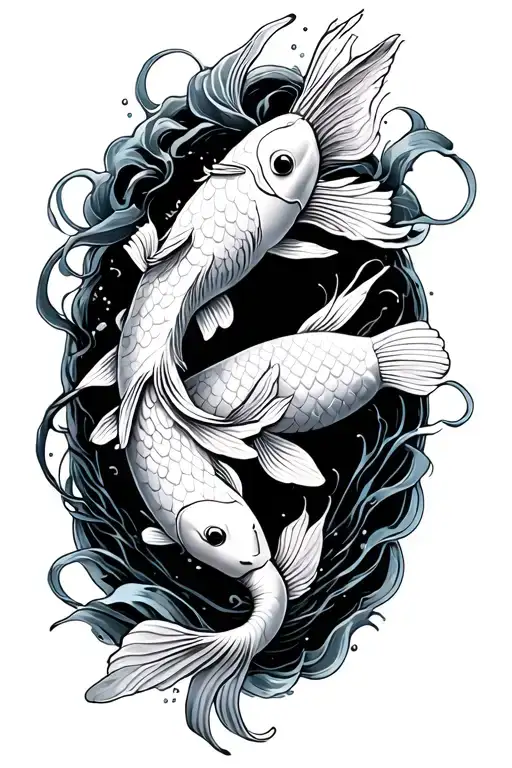 Sleeve Involving Koi Fish