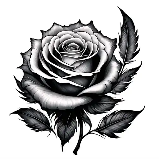 Rose Feathers Transforming