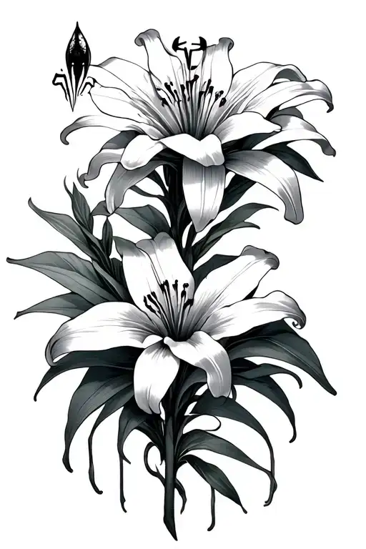 Cross And Tokyo Ghoul Spider Lily Flower