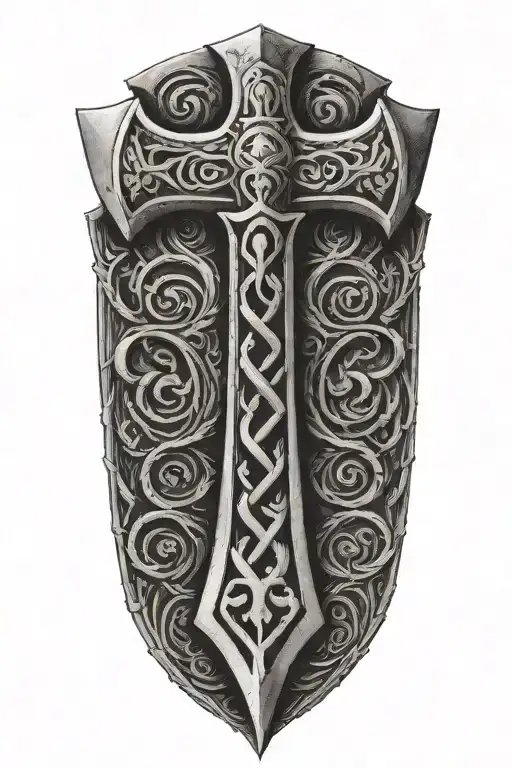 Mjolnir Triskel Symbol