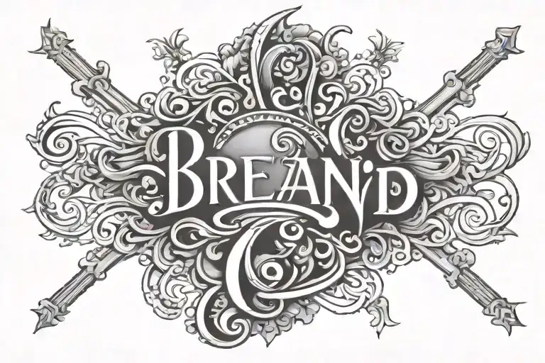 Breand Fancy Lettering Design