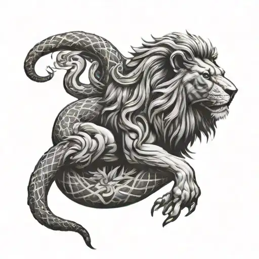 Israel Lion Vs Snake