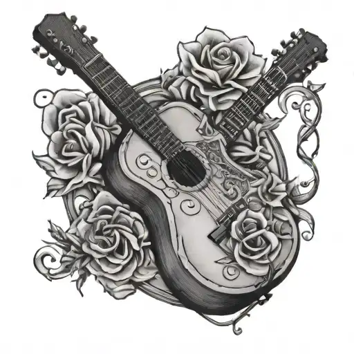 The Words Old Habits With A Guitar