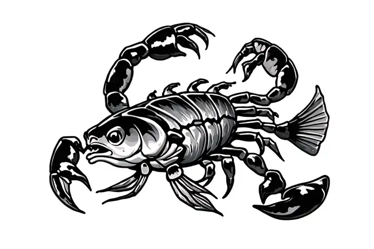 Scorpion And Fish Transforming